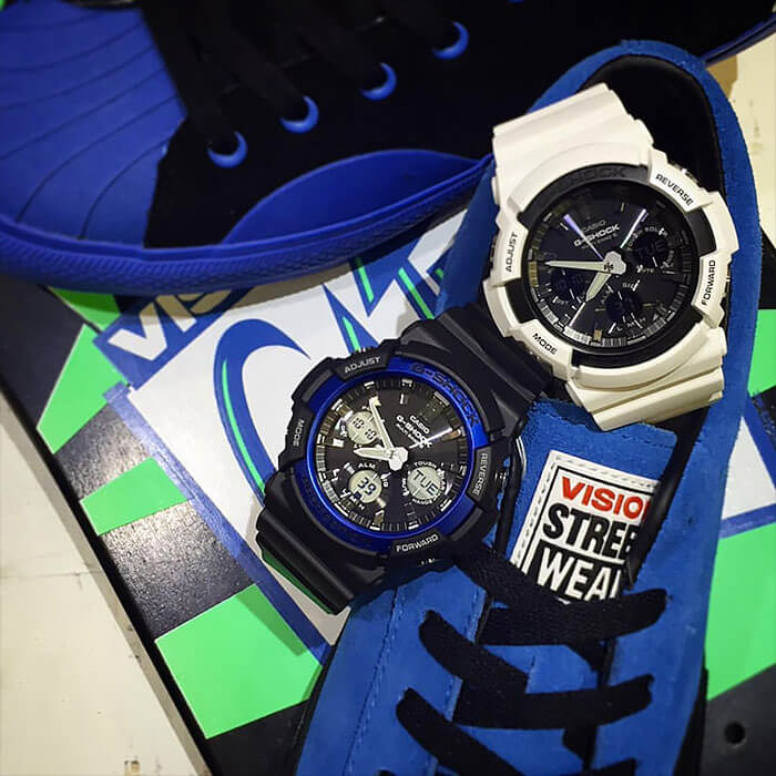 Casio Casio G-Shock GAW-100B-1A2 япония наручные мужские часы заводная головка с логотипом Casio