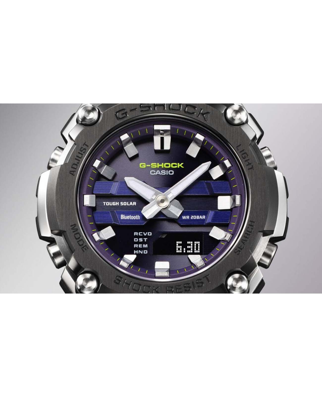 Casio Casio G-Shock GST-B600A-1A6DR, g-shock япония мужские часы на браслете пластик боковой вид