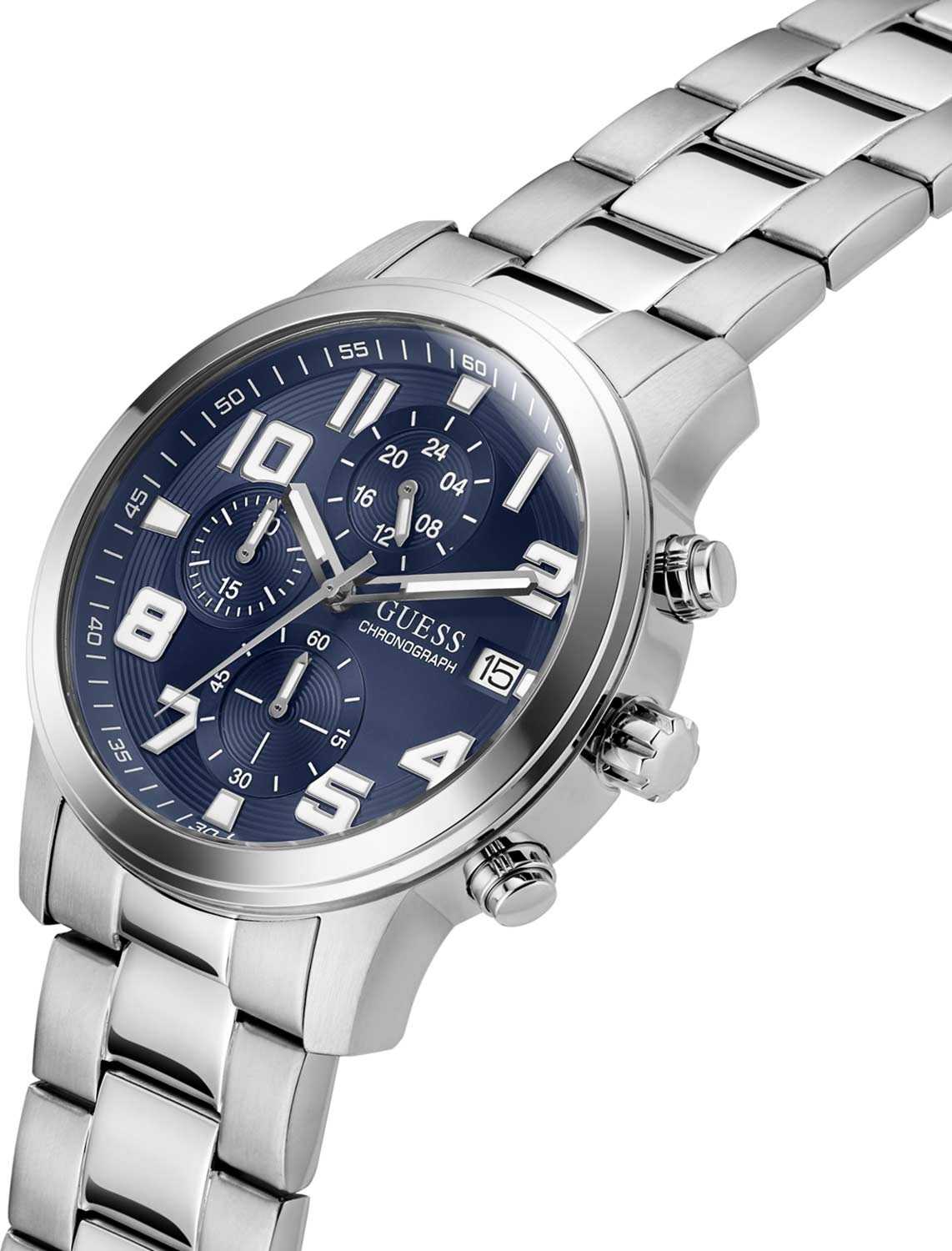 Guess Guess Sport Atticus GW0917G1,  сша мужские часы на браслете нержавеющая сталь боковой вид