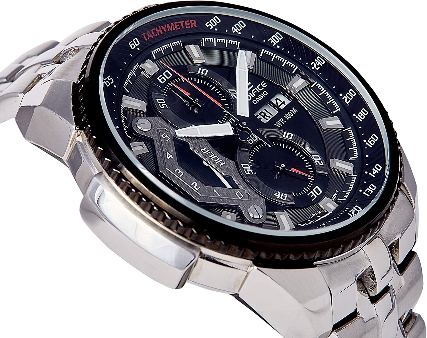 Оригинальные часы Casio Casio Edifice EF-558D-1A кварцевые калибр механизма  общий вид