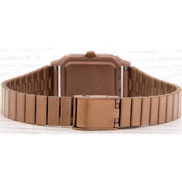 Casio Casio LQ-400R-5A, ltp япония женские часы на браслете 18-каратное желтое золото боковой вид