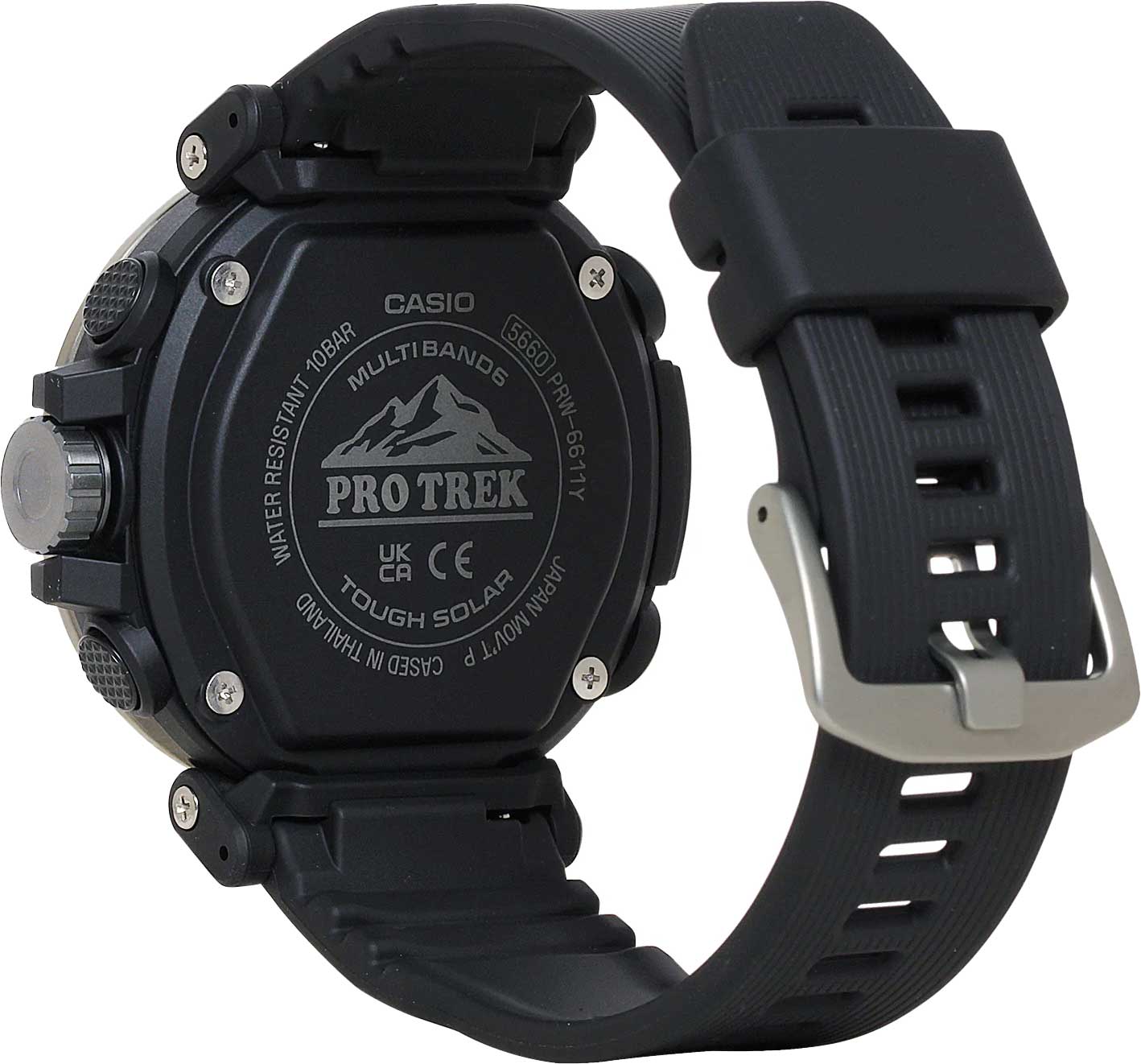 Casio Casio Pro Trek PRW-6611Y-1ER PRW - задняя крышка сталь металл корпуса, япония часы