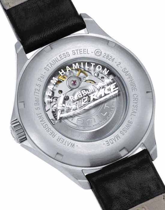Hamilton Hamilton Khaki Aviation Air Race H76535731  - задняя крышка сталь корпуса, швейцария часы