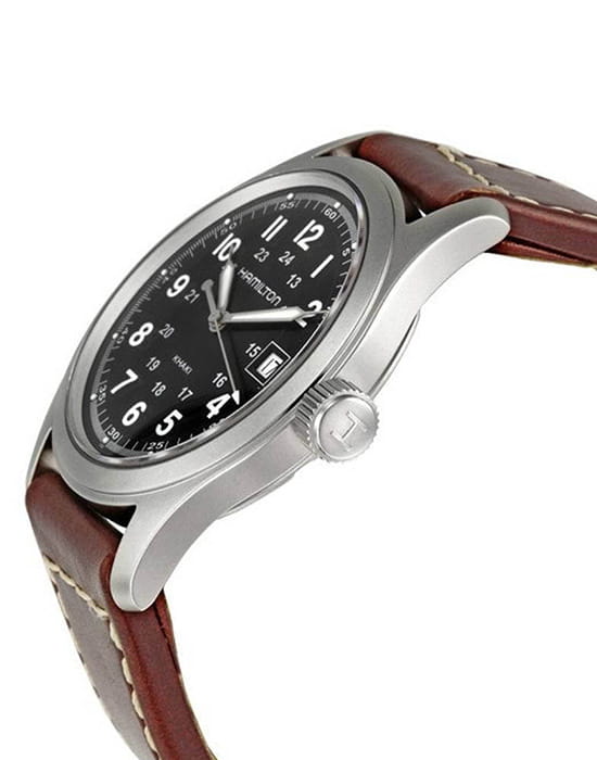 Оригинальные часы Hamilton Hamilton Khaki Field Quartz H68411533 кварцевые калибр механизма f06.111 общий вид
