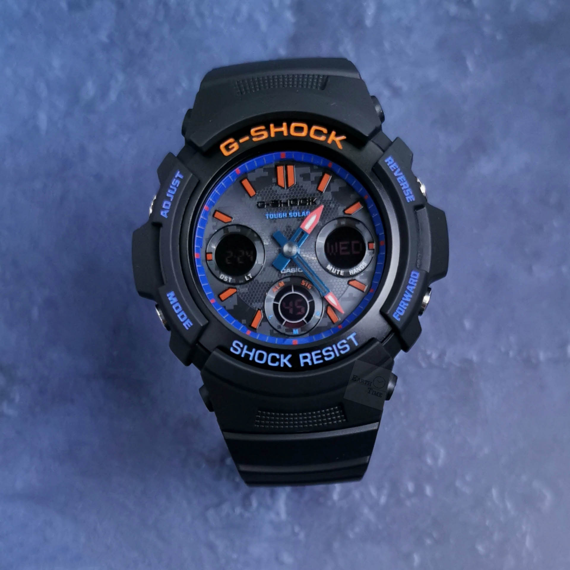 Casio Casio G-Shock AWR-M100SCT-1A  - задняя крышка пластик металл алюминий корпуса, япония часы