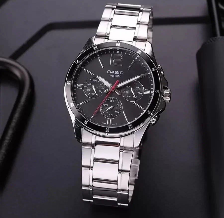 Casio Casio Collection MTP-1374D-1AVDF (MTP-1374D-1A) MTP-1374D-1A оригинальные мужские часы в комплекте с коробкой