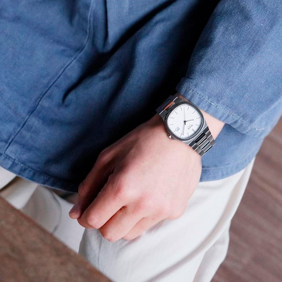 Boccia Titanium Boccia Titanium Square 3657-01,  германия мужские часы на браслете титановый боковой вид