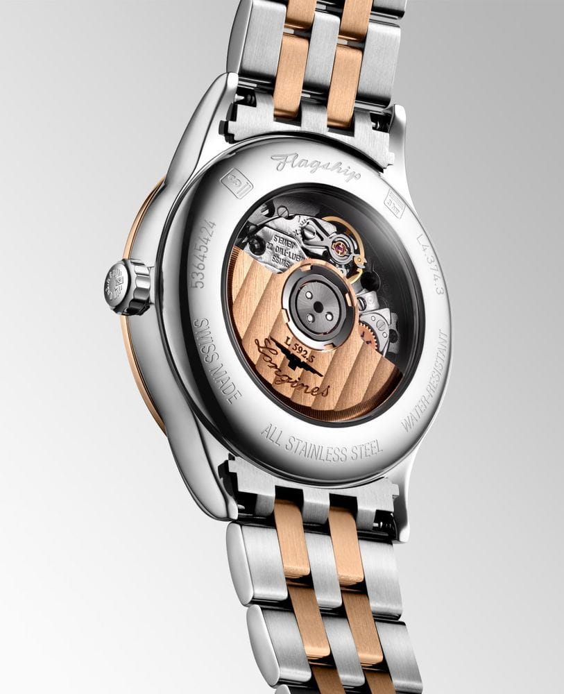 Longines Longines Flagship L4.374.3.98.7 , наручные женские часы фото под углом