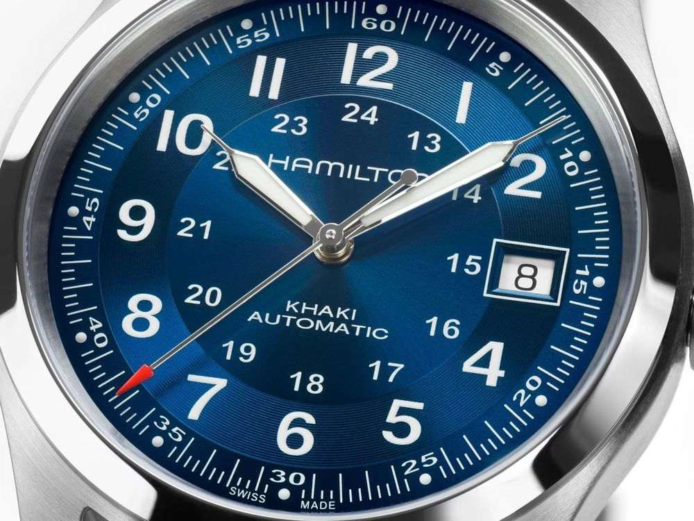 Оригинальные часы Hamilton Hamilton Khaki Field Auto H70455540 механические калибр механизма h-10 общий вид