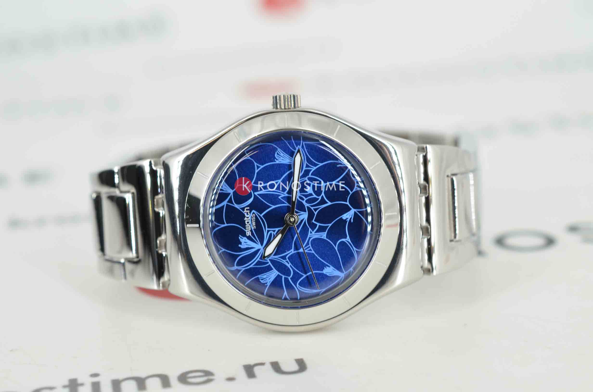 Swatch Swatch Gent Petal Frenzy YLS235G, gent швейцария женские часы на браслете нержавеющая сталь боковой вид