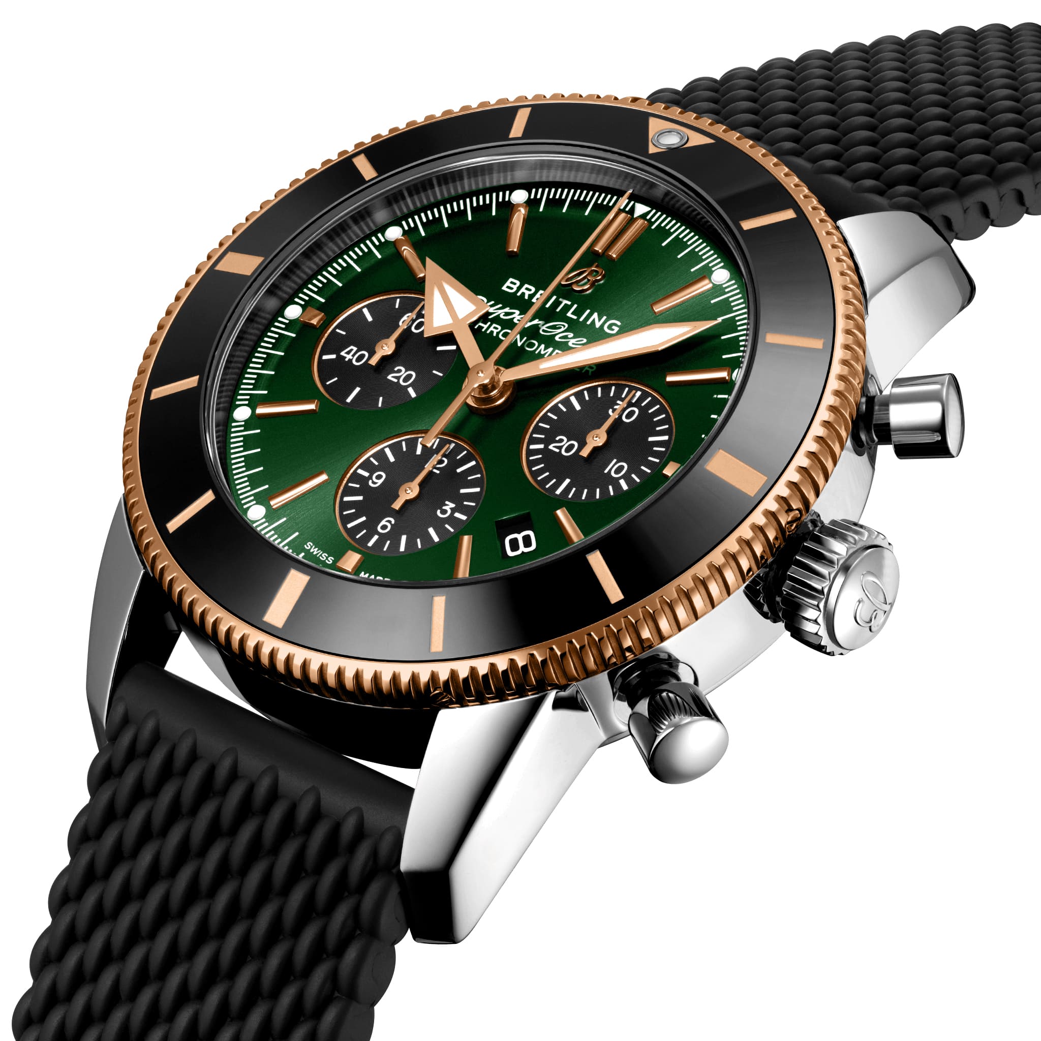 Breitling Breitling Superocean Heritage B01 Chronograph 44 Limited Edition UB01622A1L1S1 , наручные мужские часы фото под углом