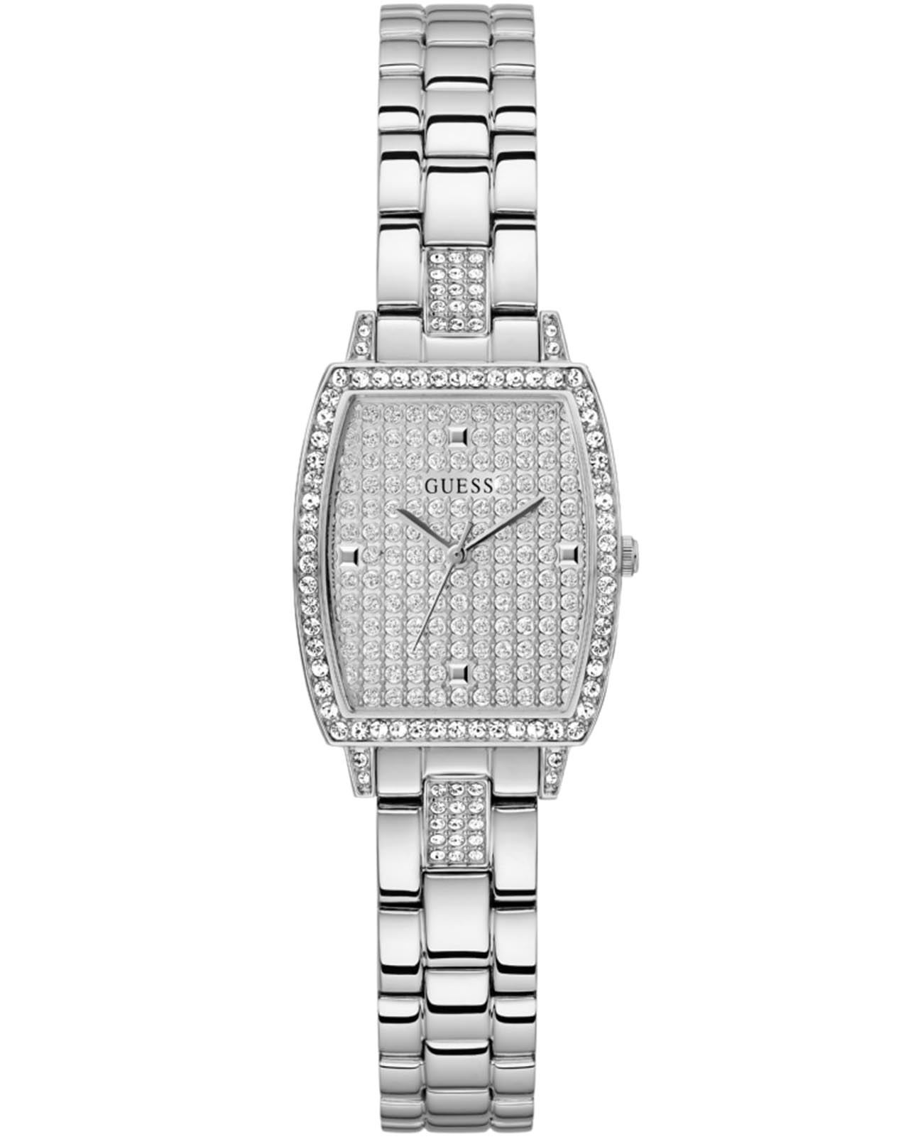 Guess Guess Briljant GW0611L1  GW0611L1 кварцевые женские часы серебристый циферблат, браслет нержавеющая сталь — вид спереди