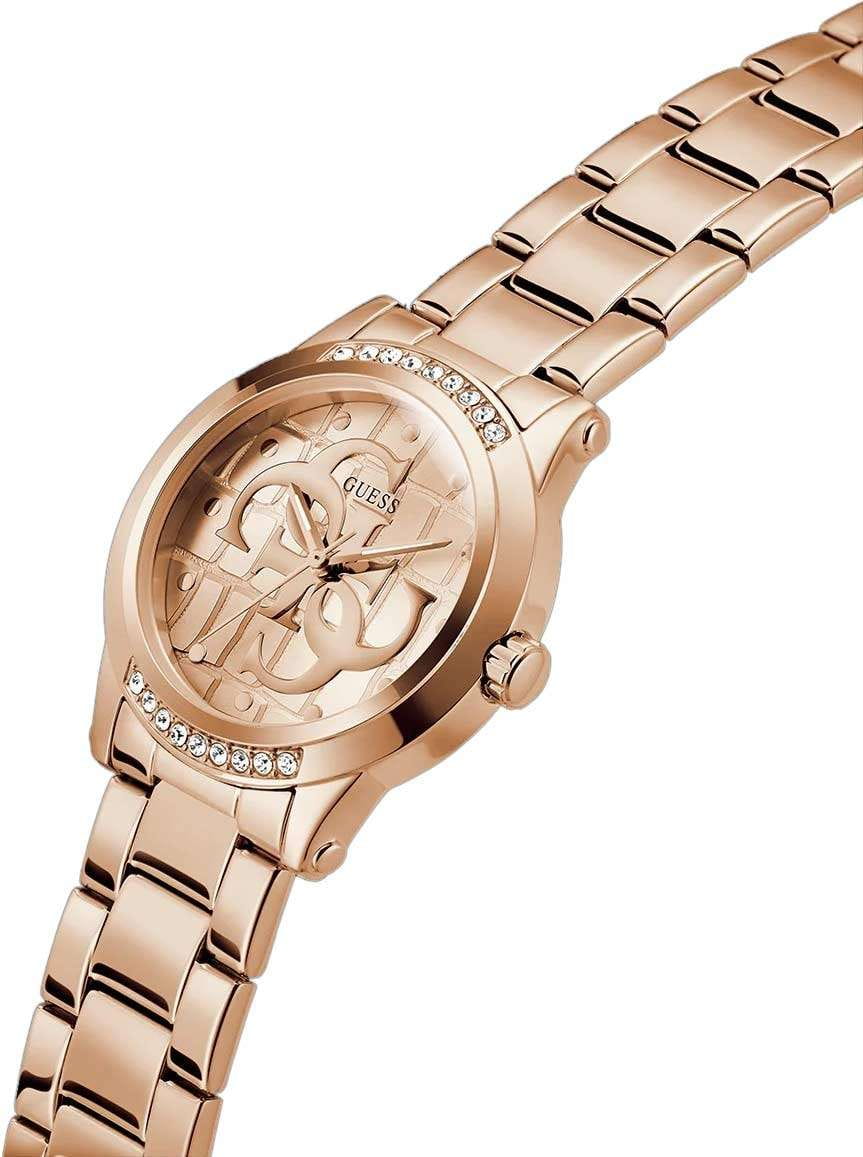 Guess Guess Trend GW0861L3,  сша женские часы на браслете нержавеющая сталь с ip-покрытием боковой вид