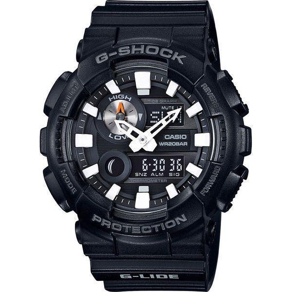 Casio Casio G-Shock GAX-100B-1A  GAX-100B-1A электронные мужские часы черный циферблат, браслет пластик — вид спереди