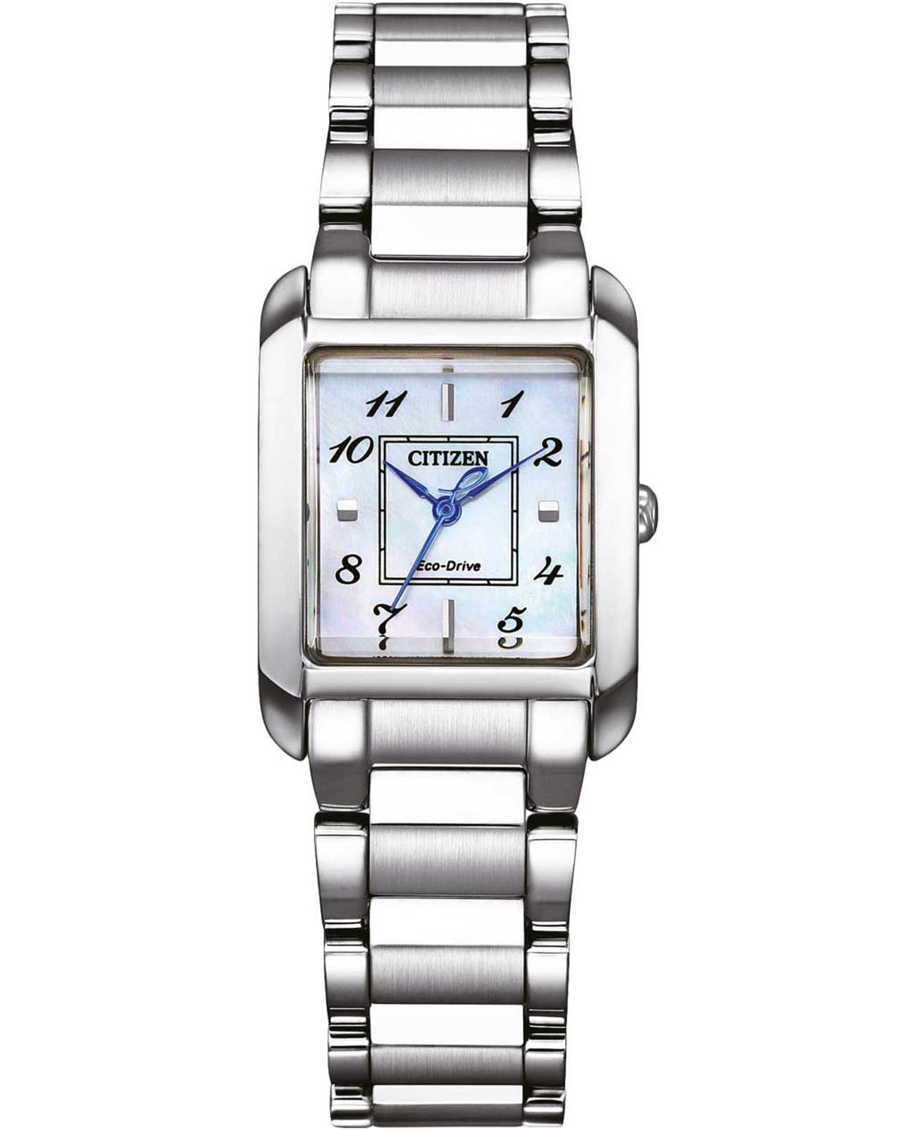 Citizen Citizen Citizen L EW5600-87D  EW5600-87D кварцевые женские часы перламутровый циферблат, браслет нержавеющая сталь — вид спереди