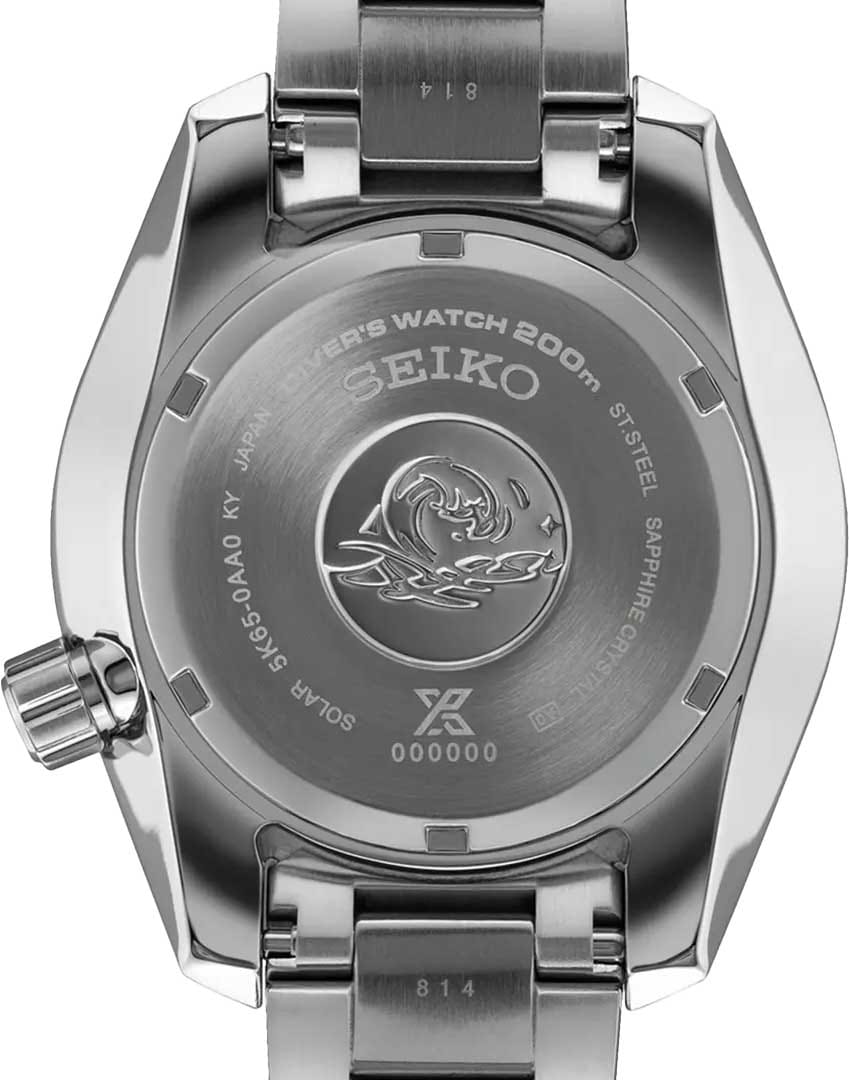 Seiko Seiko Prospex Sea SFK003J1 Sea — детали корпуса и нержавеющая сталь