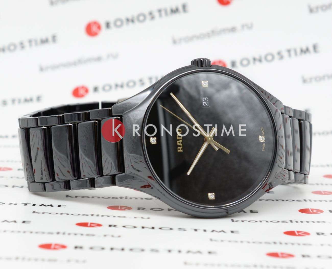 Оригинальные часы Rado Rado True Diamonds R27238712 кварцевые калибр механизма eta 955.112 общий вид