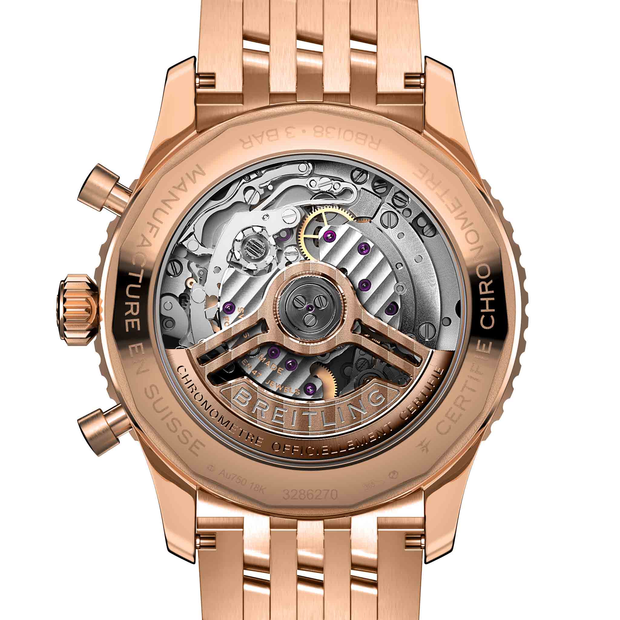 Breitling Breitling Navitimer B01 Chronograph 43 RB0138211B1R1 , наручные мужские часы фото под углом