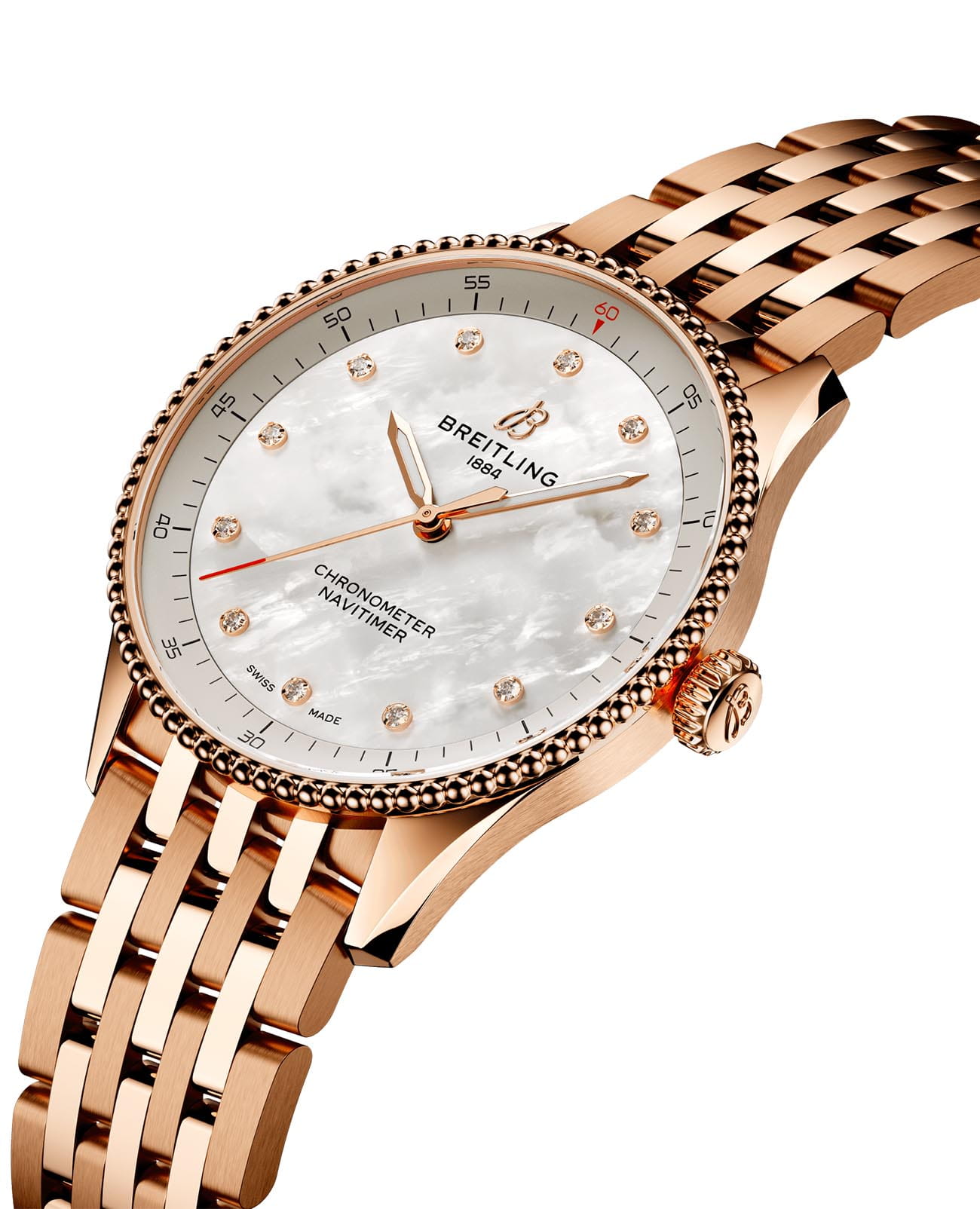 Breitling Breitling Navitimer Automatic 32 R77320E61A1R1 , наручные мужские часы фото под углом