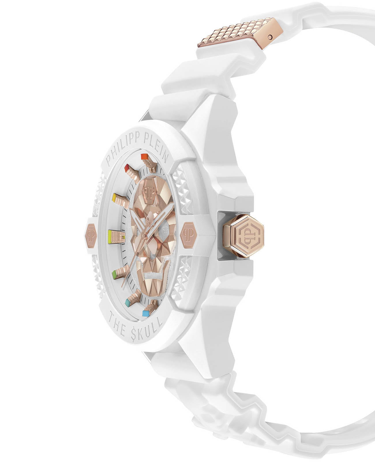 Оригинальные часы Philipp Plein Philipp Plein The Skull Ecoceramic PWUBA0123 кварцевые калибр механизма  общий вид